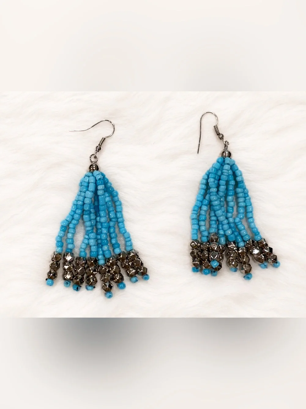 Turquoise Statement Necklace Set Boho Western Cowgirl NIB Anthropologie Style - Picture 3 of 5